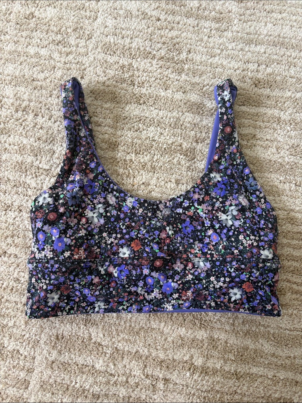 Lululemon Align Reversible Floral Scoop Neck Bra